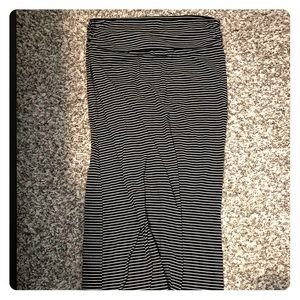 Black and white Striped maxi skirt